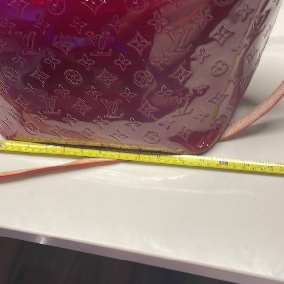 Wine Louis Vuitton handbag signature canvas - Picture 14 of 17